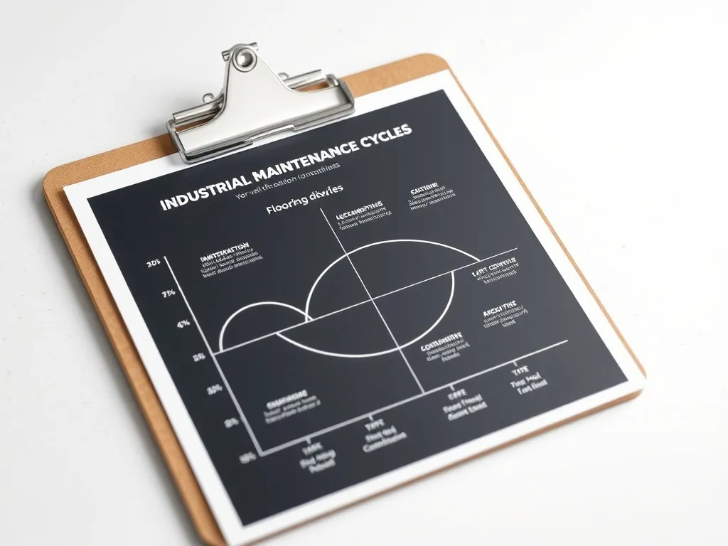 A technical diagram or chart showing industrial maintenance
